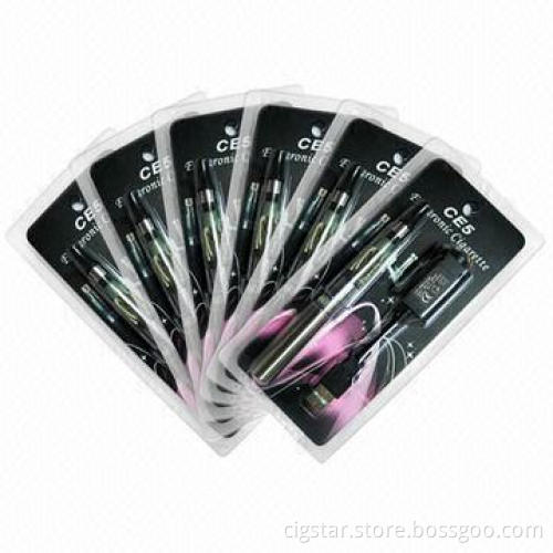 Charming design colored eGo CE 5 blister pack, 650/900/1100mAh